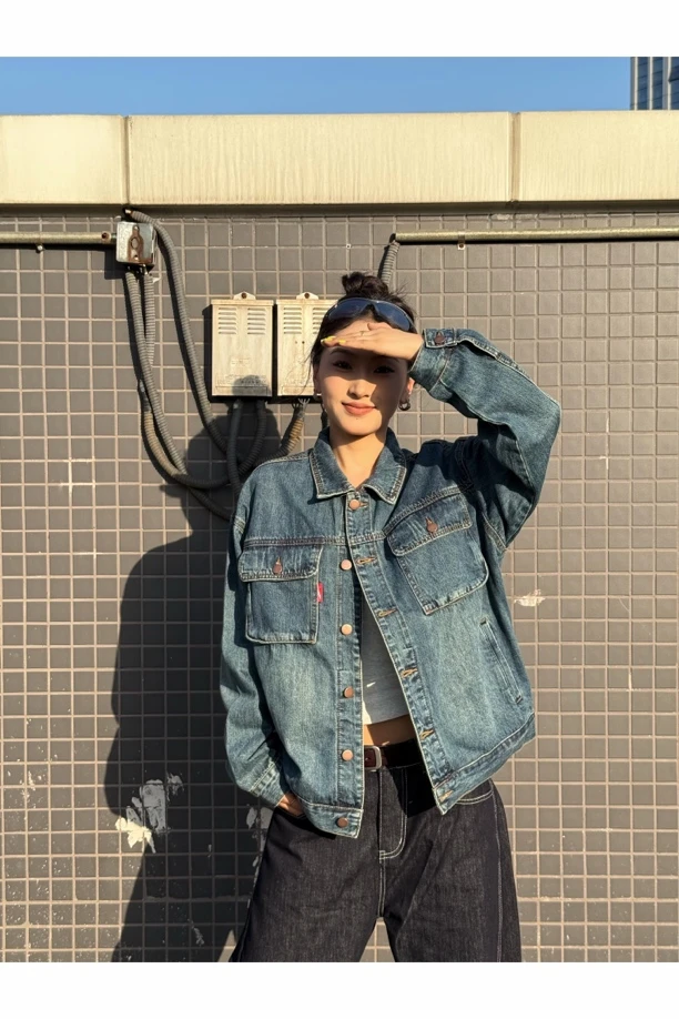 时尚休闲爆款牛仔衣2201