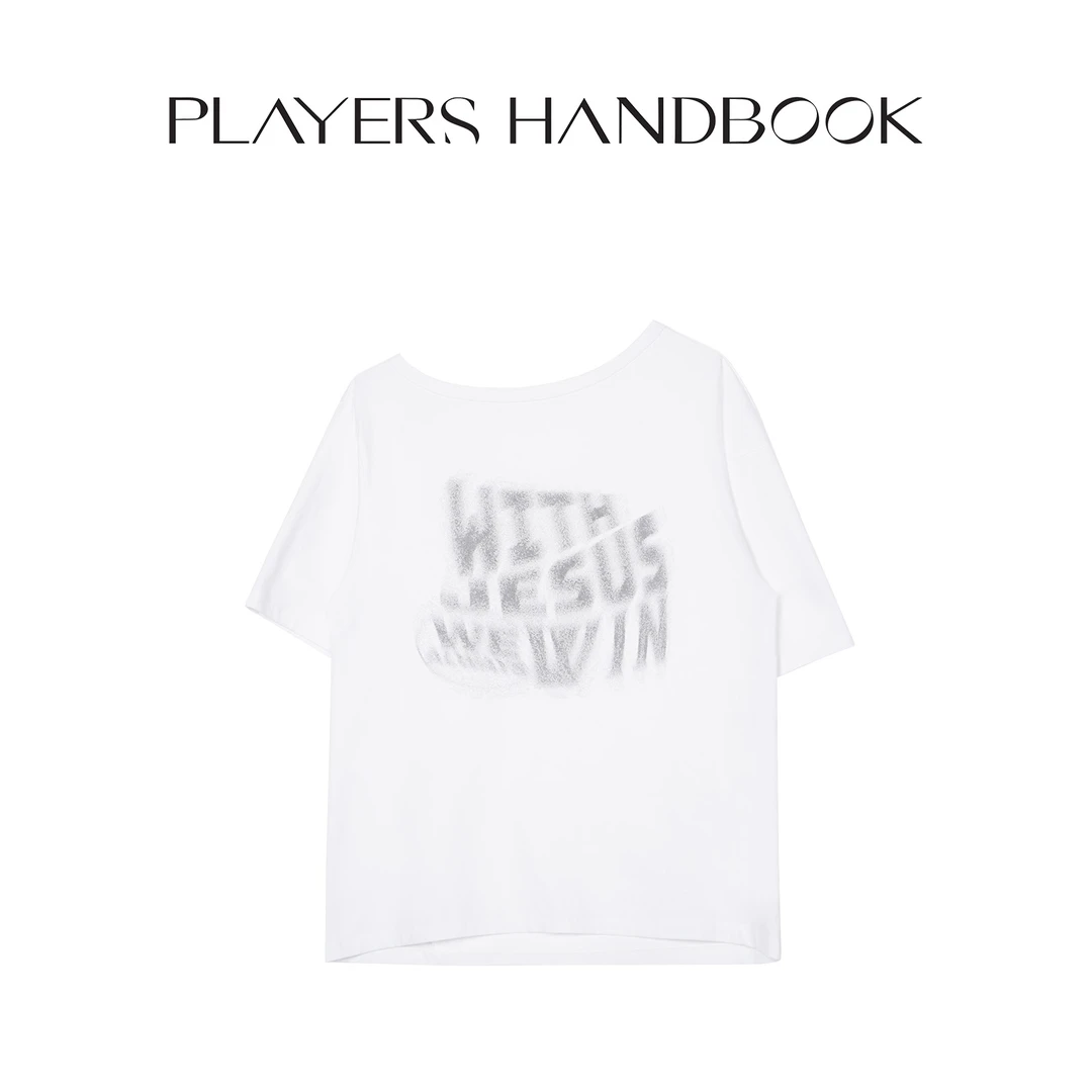 Players Handbook《大T》街头小众oversize大版印花短袖 PH2361