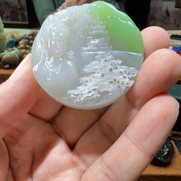 飘***雪未镶嵌和田玉挂件