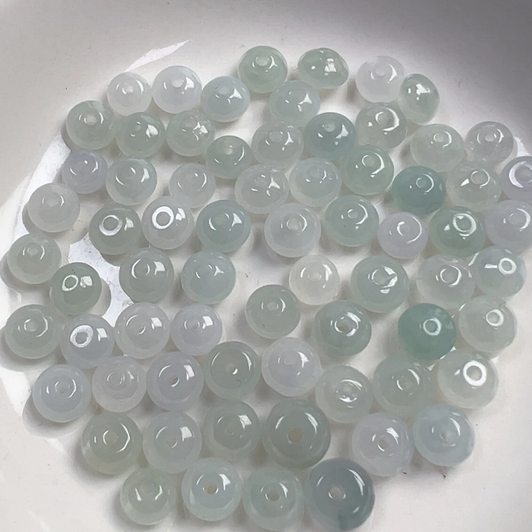 翡翠散珠翡翠卡7➕鼓珠一颗可挑
