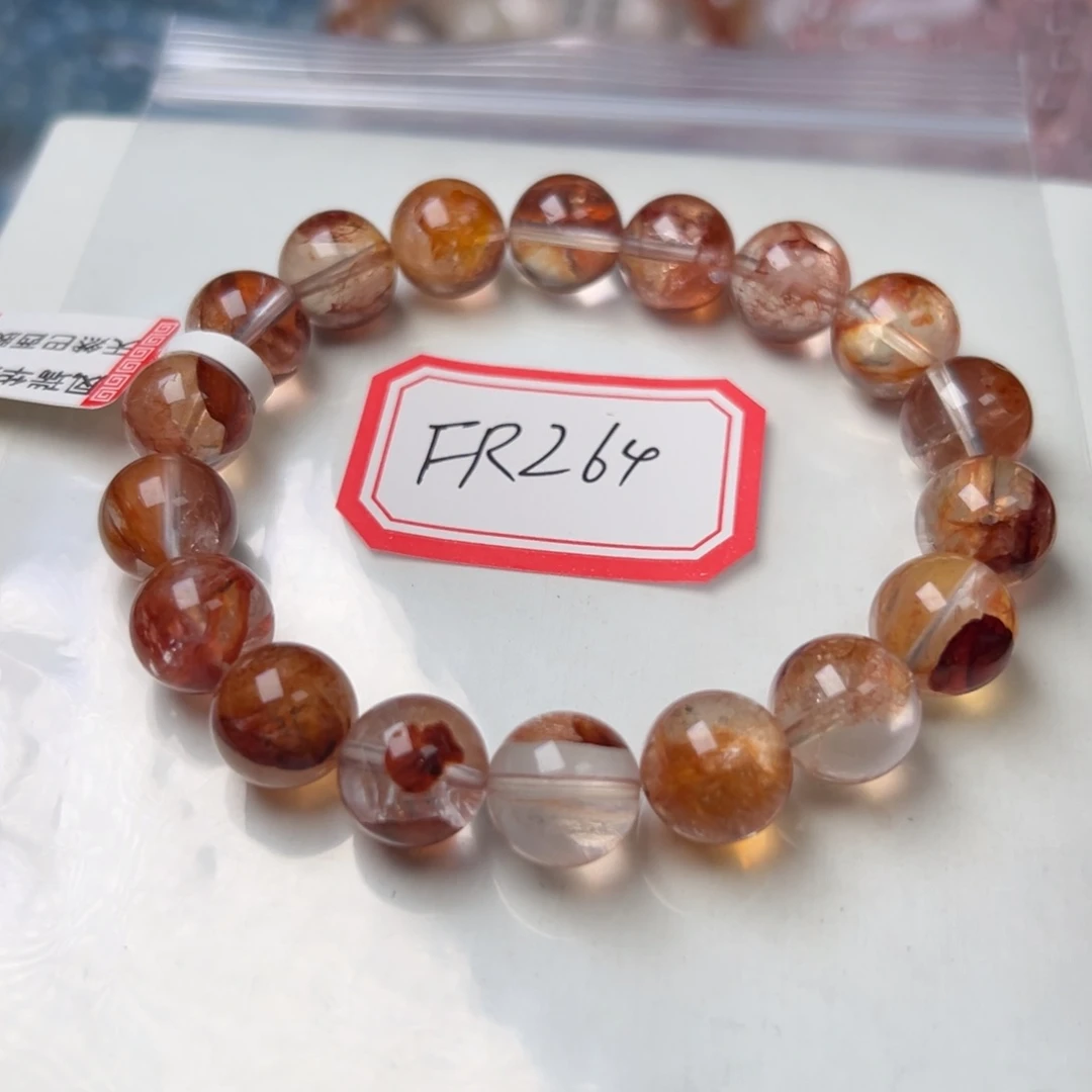 水晶手链未镶嵌唐****计胶花11.6mm左右