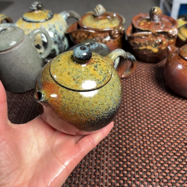 紫砂茶杯夜****下敞口西施