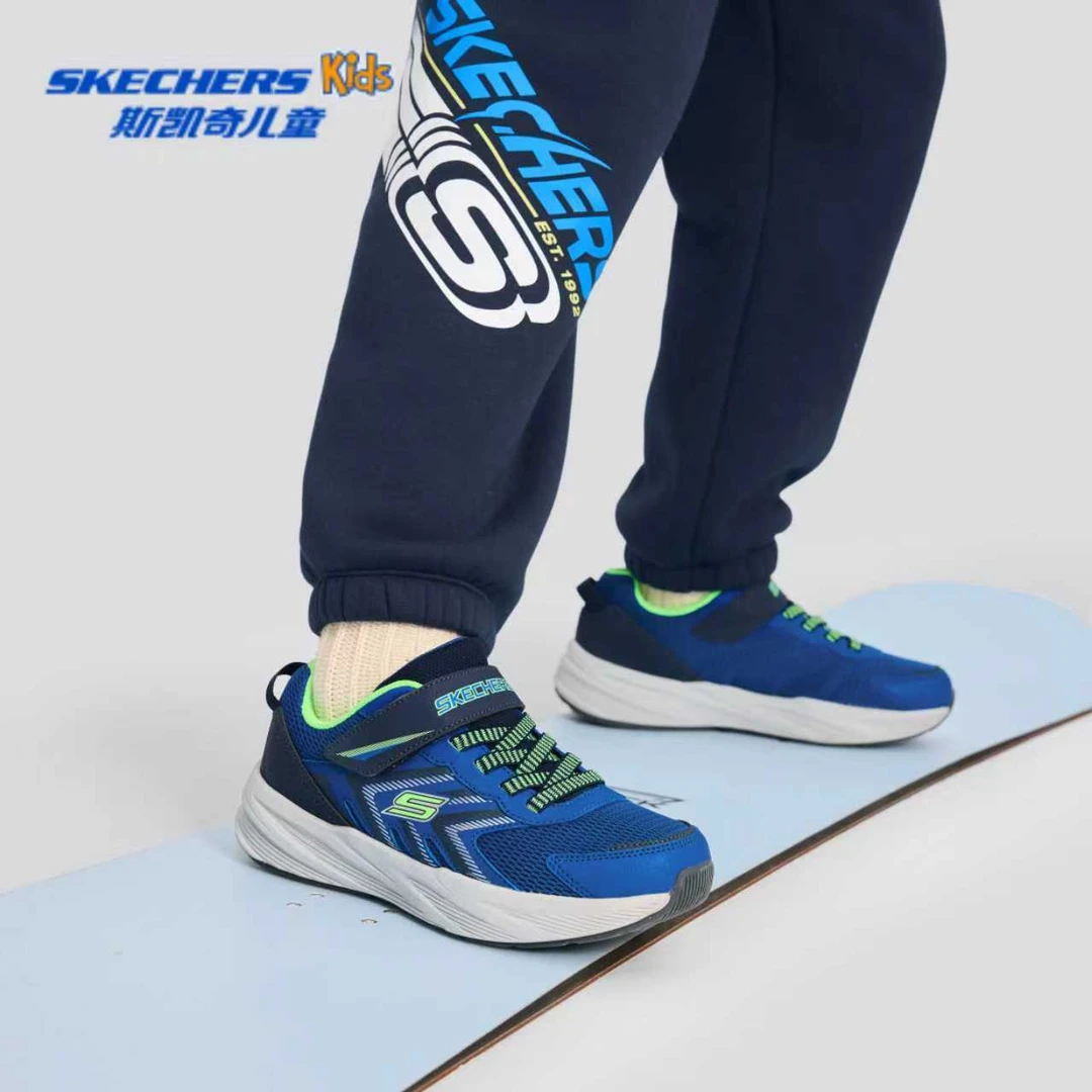 斯凯奇运动童鞋柔软网面百搭休闲运动鞋303642L&404115L DB