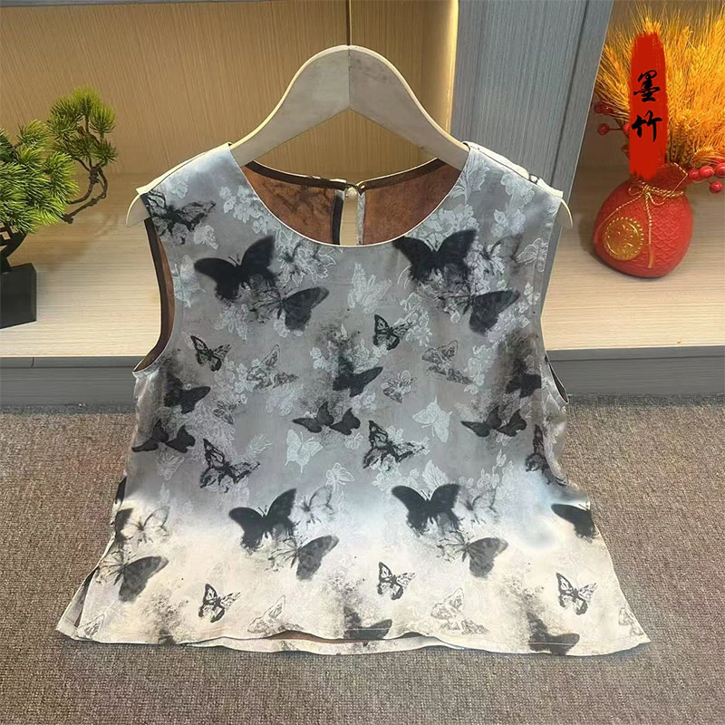 【69931】新中式中国风国潮高级感气质休闲女士上衣百搭提花