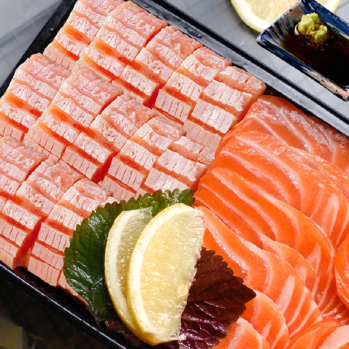 挪威进口现三文鱼300克现切现送