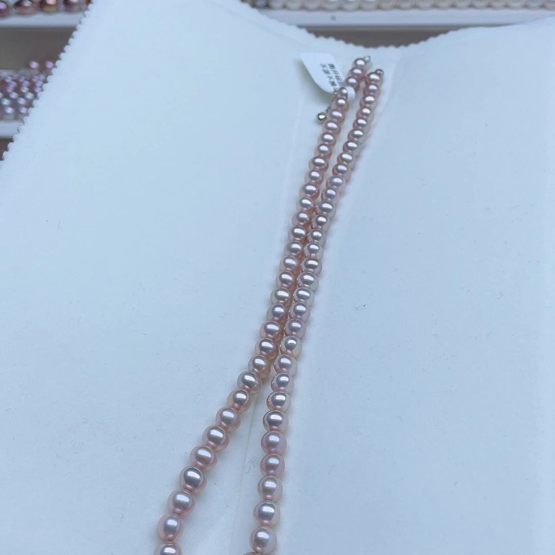 淡水珍珠颈饰银S925镶嵌