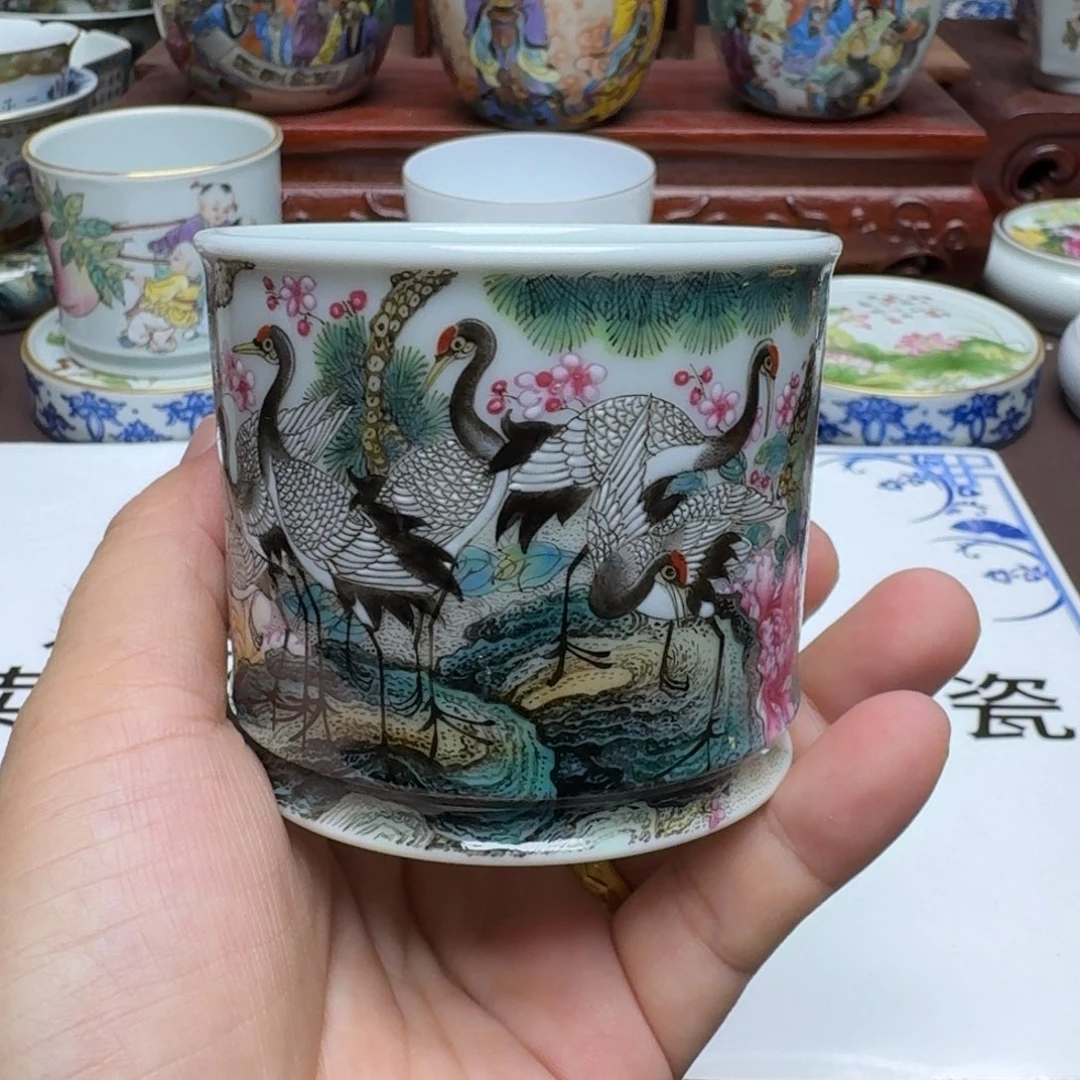 景德镇手工手绘展示
