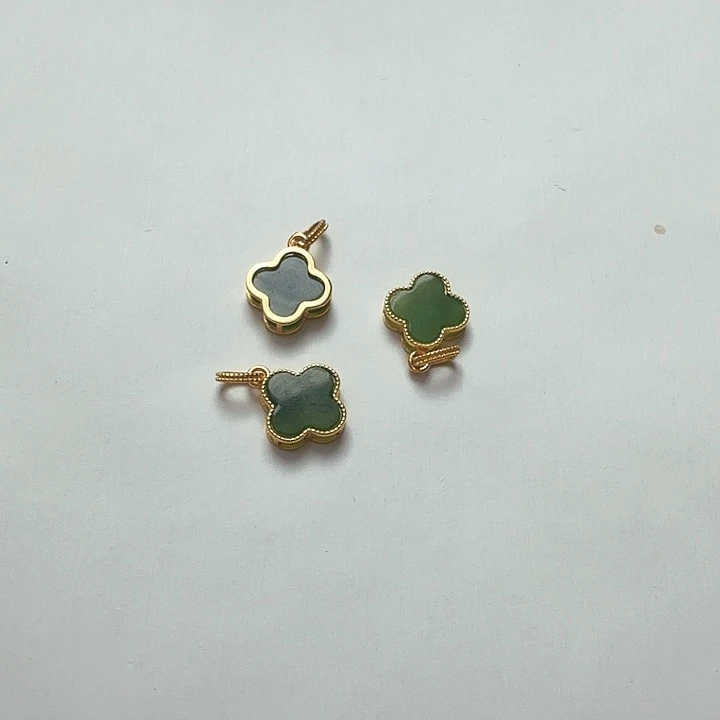 和田玉银S925镀金镶嵌颈饰