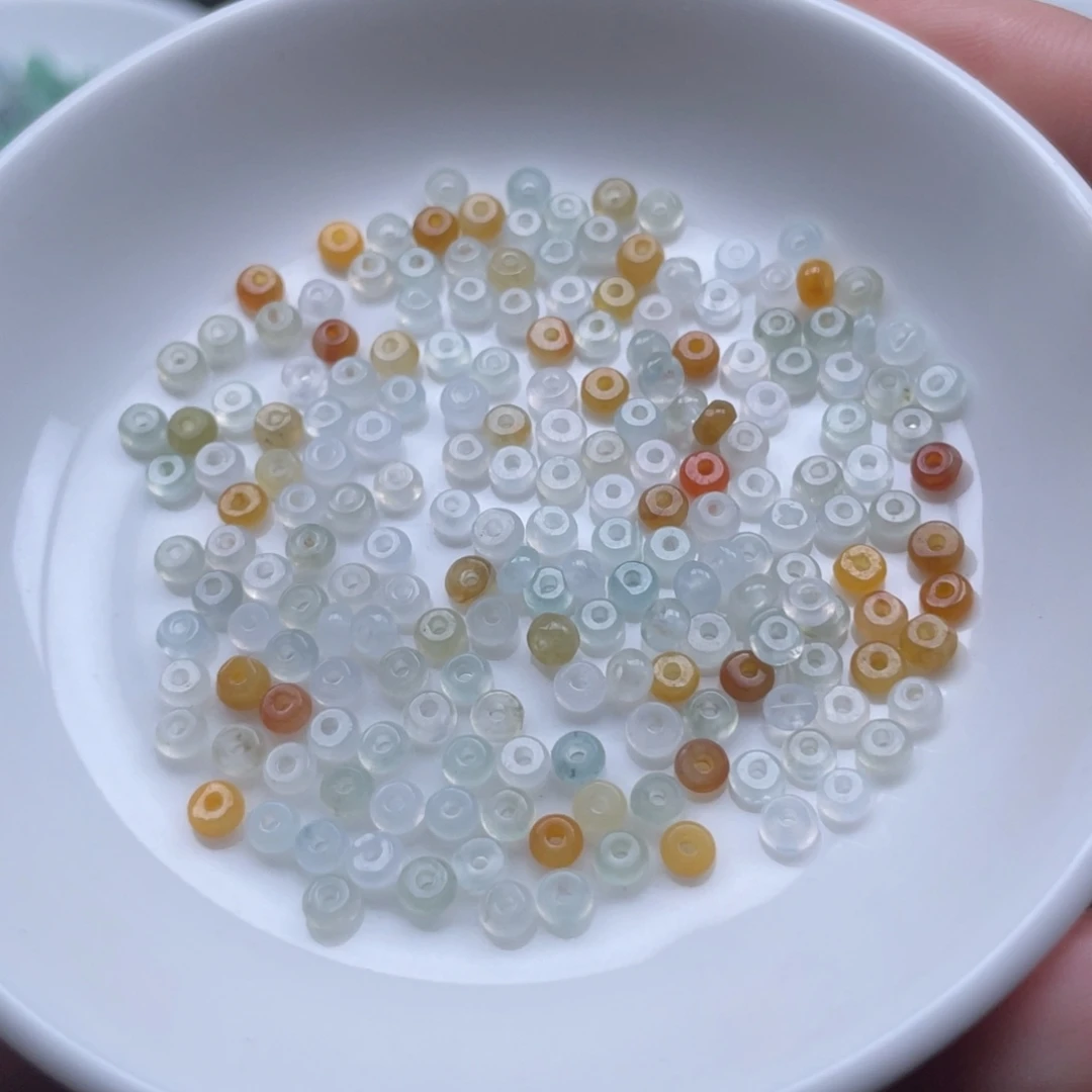 翡翠散珠冰算盘珠卡3加发10