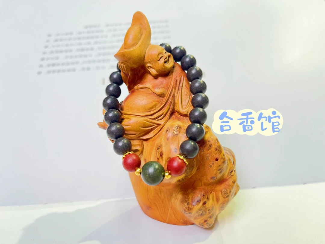 【小蛮腰】息肌丸香古法合香珠0.8cm手链 手工编绳 配礼盒