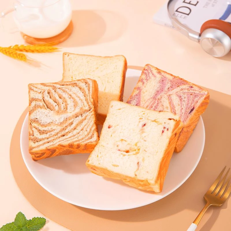 董小姐厚切吐司牛奶原味玫瑰巧力紫薯切手撕面土司早餐代餐