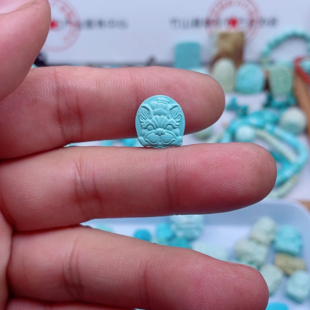 绿松石未镶嵌颈饰咕*呱003