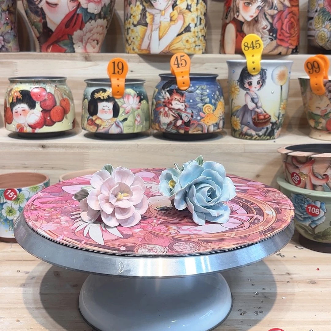 紫砂花盆宇***婷手工花盆默认微瑕