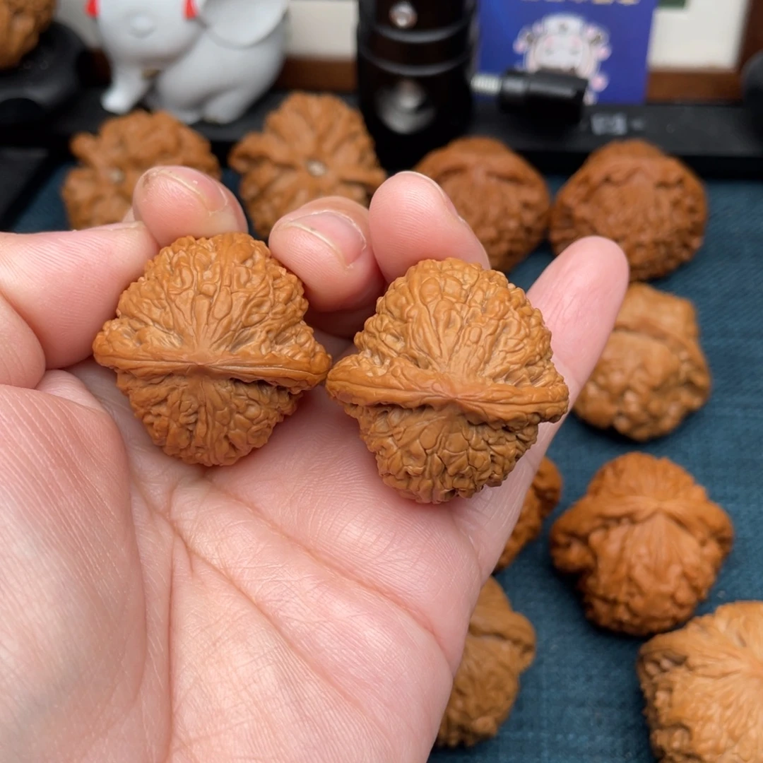 把件文玩核桃全品野生密纹34