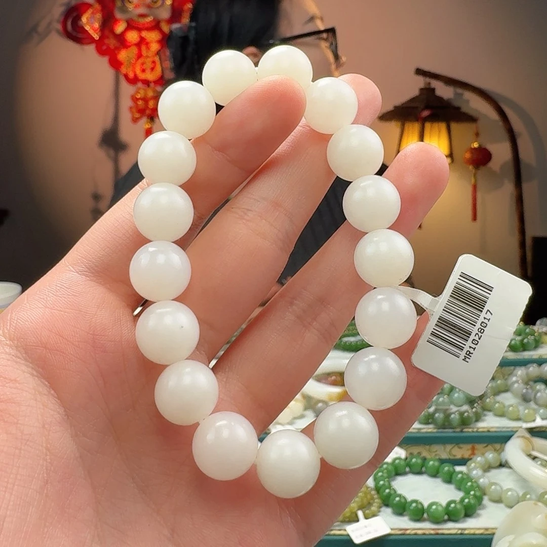 和田玉手串未镶嵌