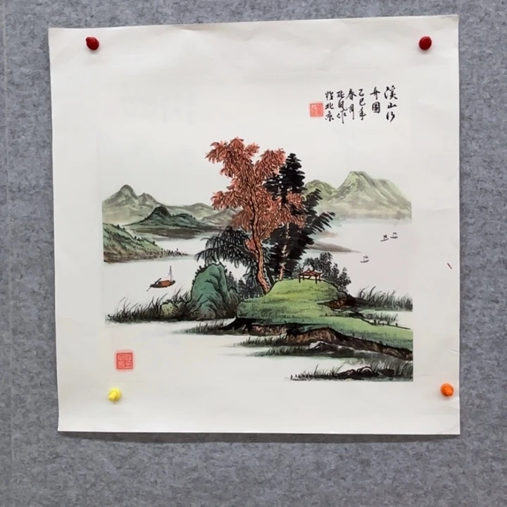 国画花鸟的翅膀和翅膀都被