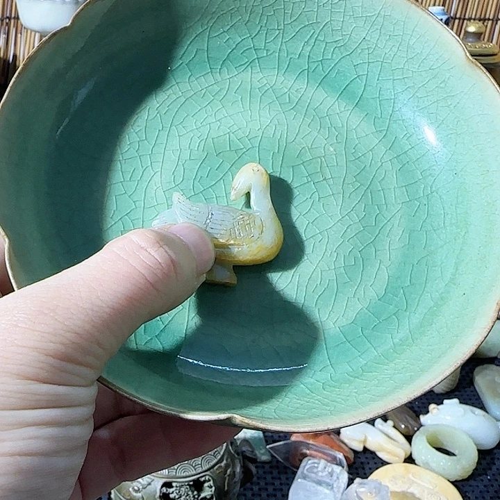 瓷片瓷器摆件创意瓷器摆件66688