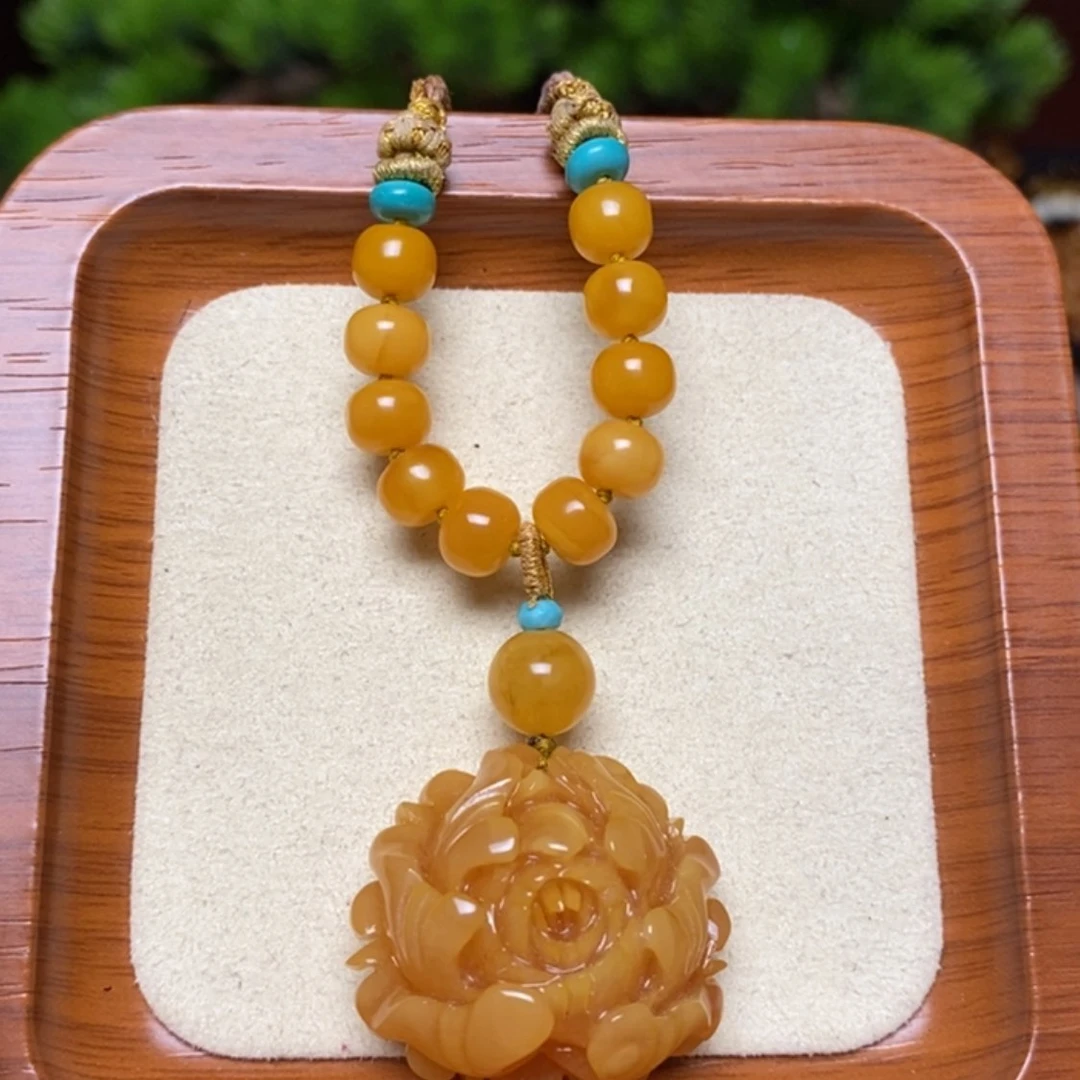 【闪购商品】蜜蜡颈饰未镶嵌项链