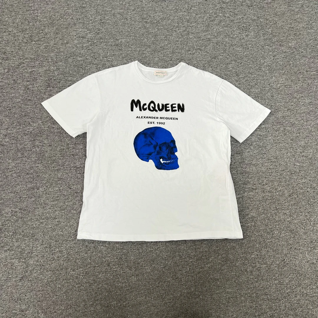 99新 Alexander McQueen/亚历山大·麦昆 麦昆 短袖 T恤