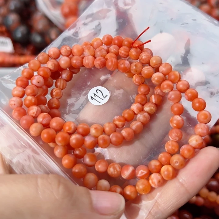 南红玛瑙未镶嵌手串