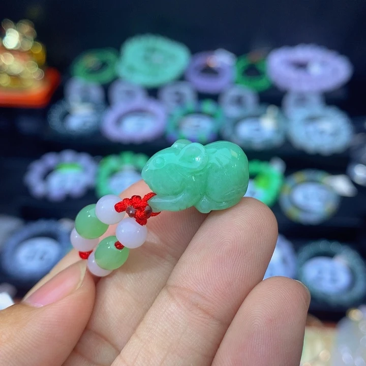 未镶嵌手链翡翠翡翠