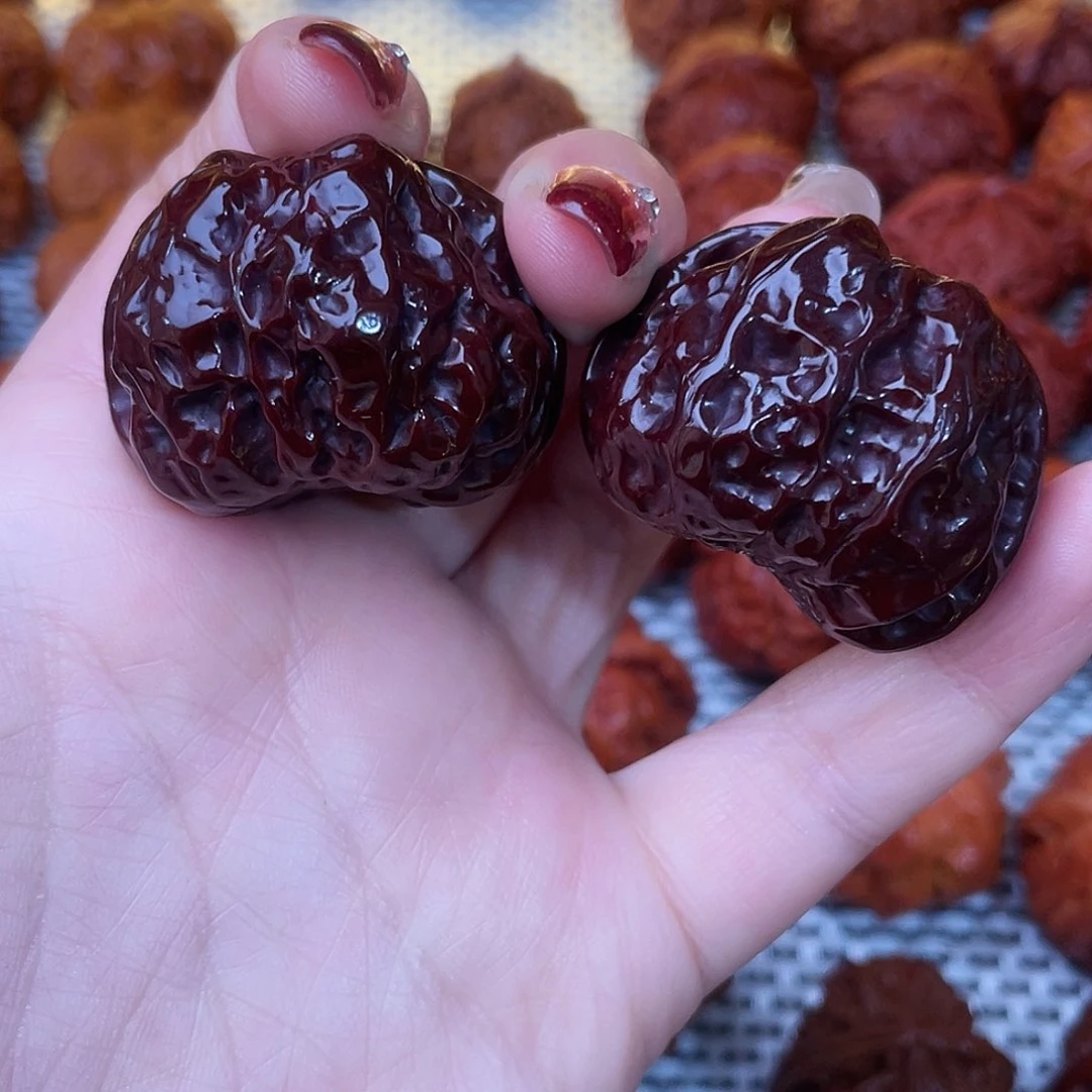 桃核吊坠文玩核桃 手把件 蛤蟆头 38