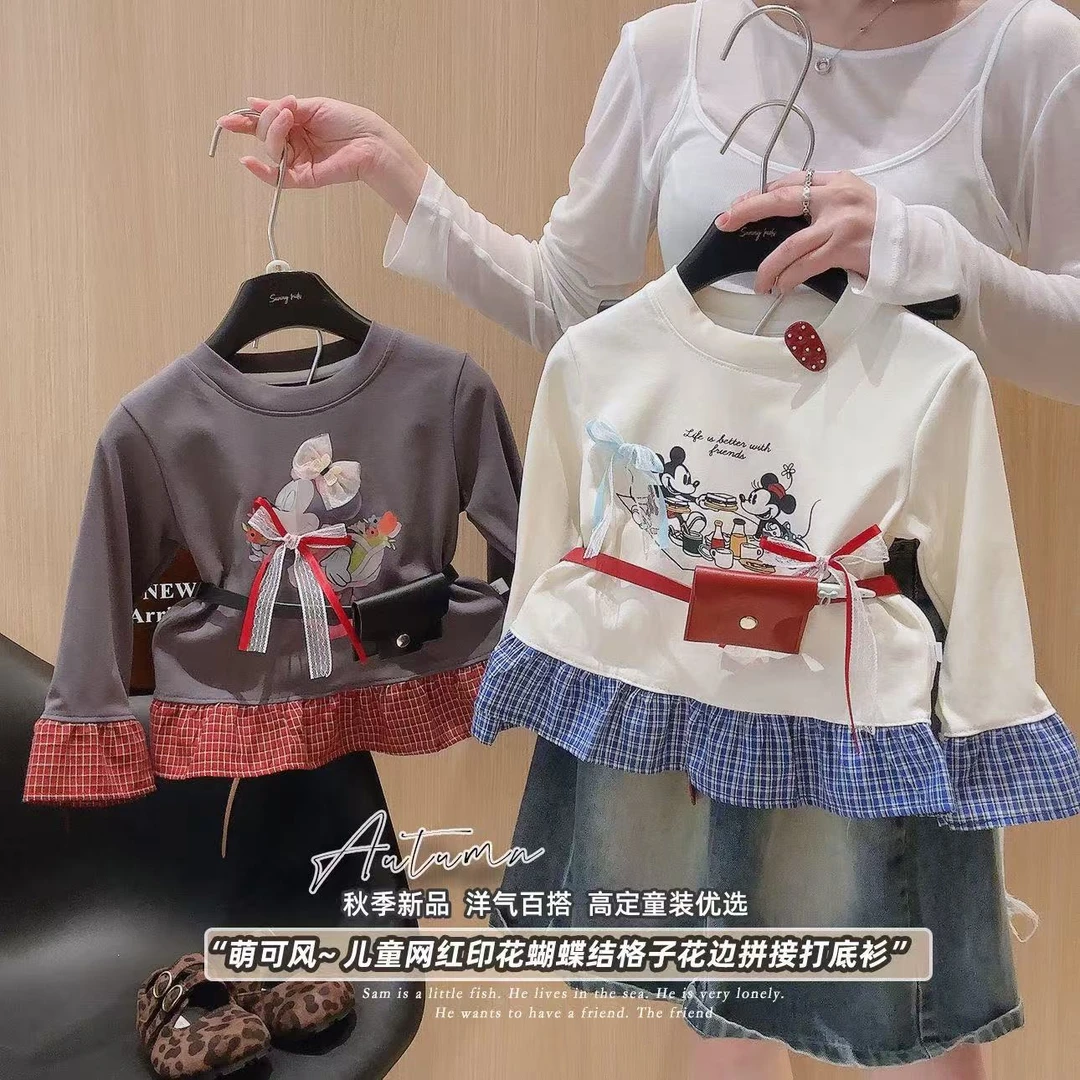 【秋上新】新款棉卡通米奇风女休闲风卡通韩版长袖网红百搭【送包包】