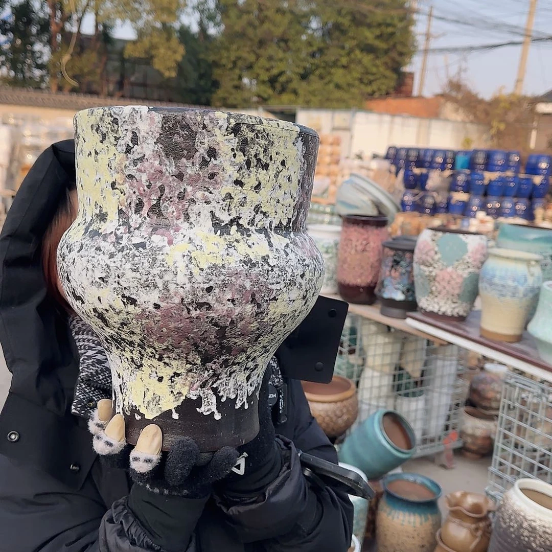 王嫂花盆1225-137高27口23