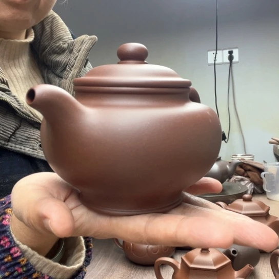 茶壶紫砂沧**粟泥料底槽清