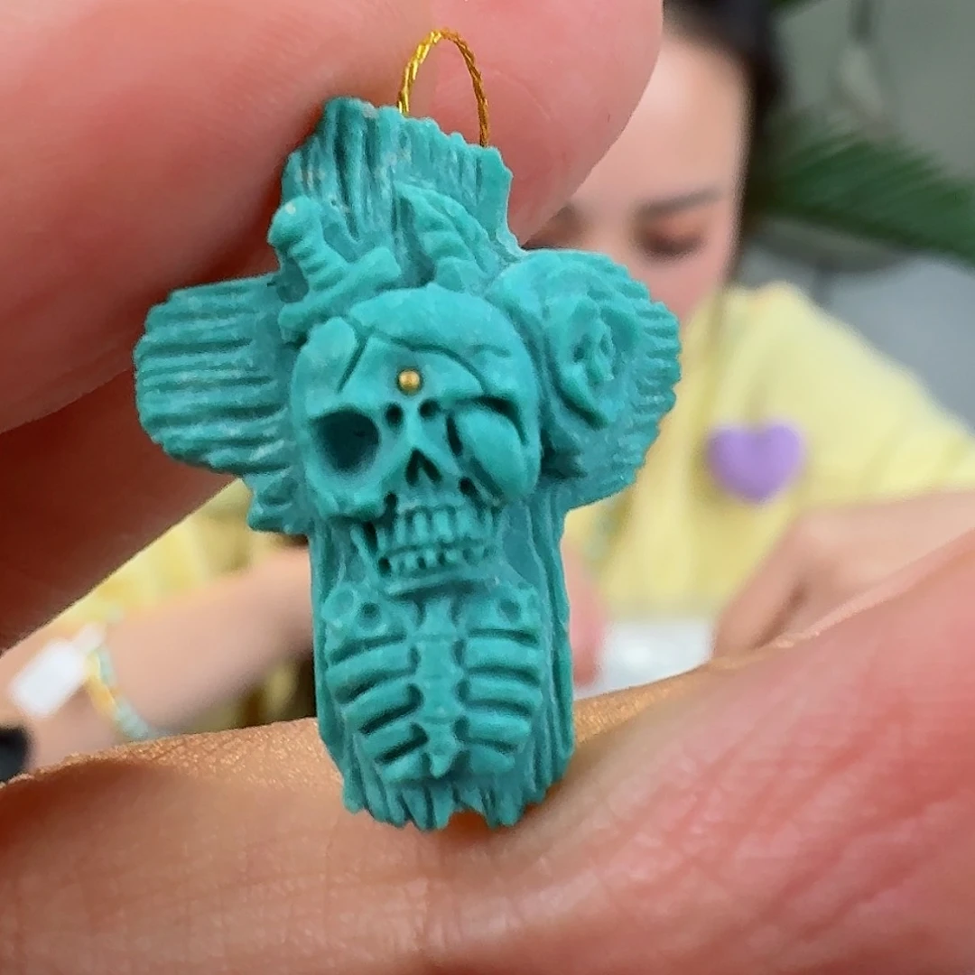 绿松石珠宝奇石未镶嵌