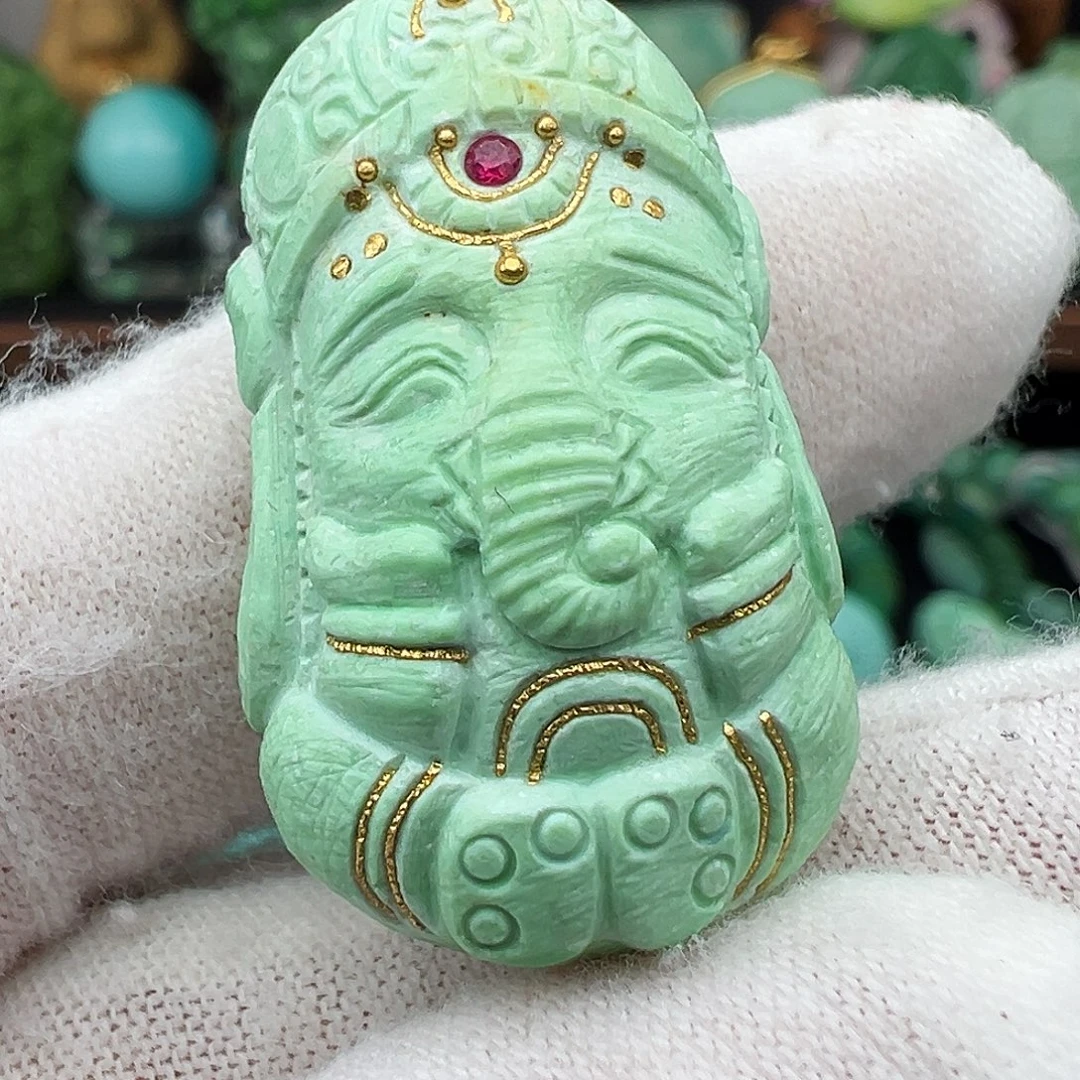 绿松石未镶嵌主播万丽