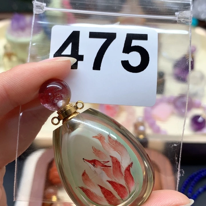 香水瓶未镶嵌水晶张*晶