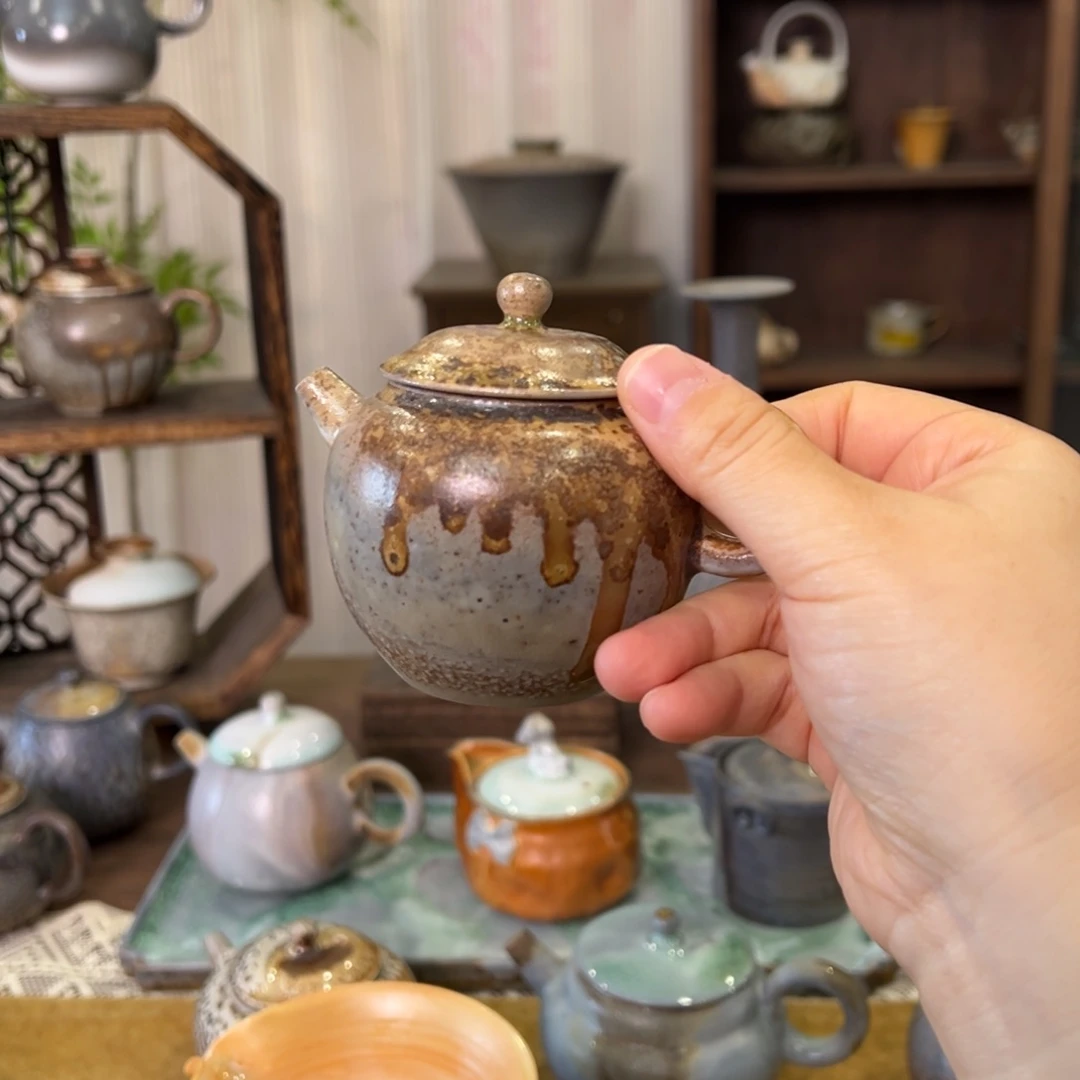 啊***歌中白窑宝柴烧小壶