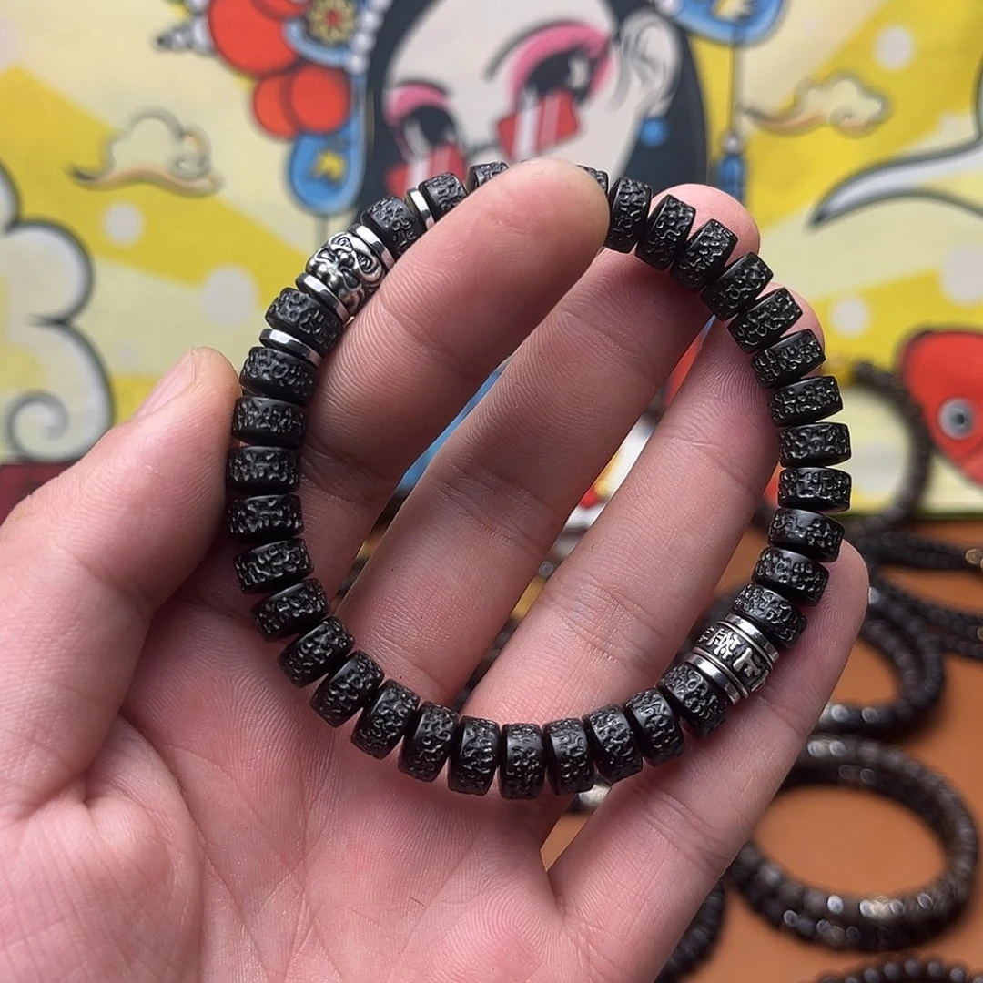 1***3手串椰蒂9黑金耶嘎吞金兽上上签
