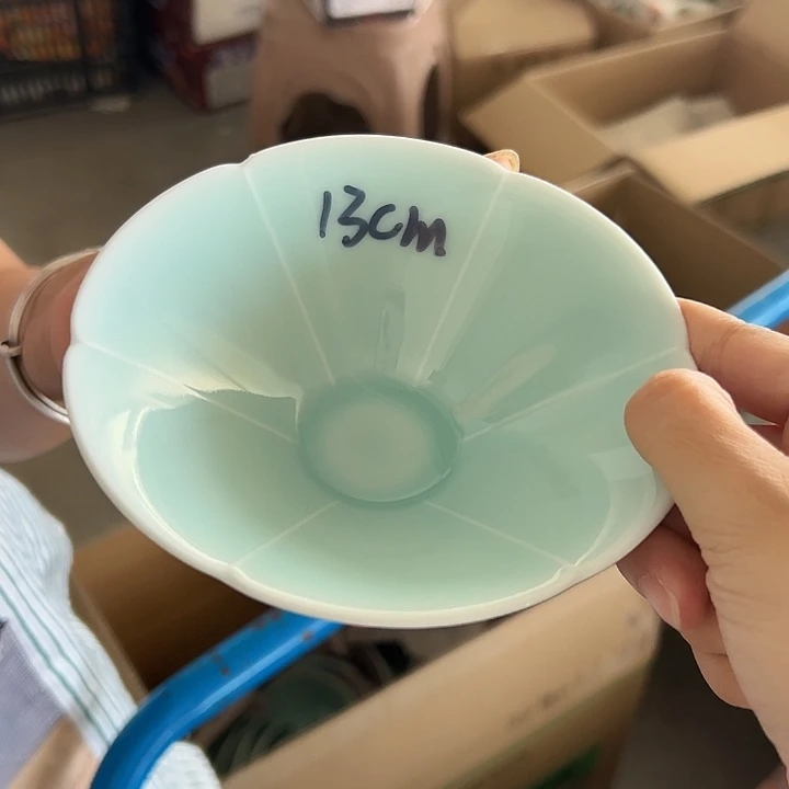 龙泉云间青瓷小米茶器