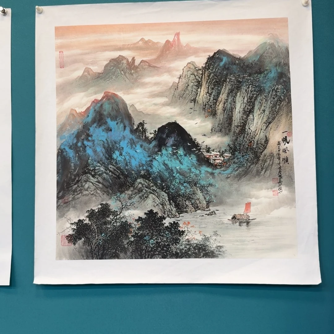 国画资春成老师四尺斗方