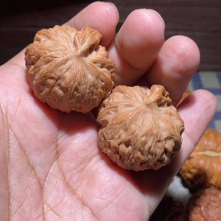 文玩核桃把件37宫灯一道筋