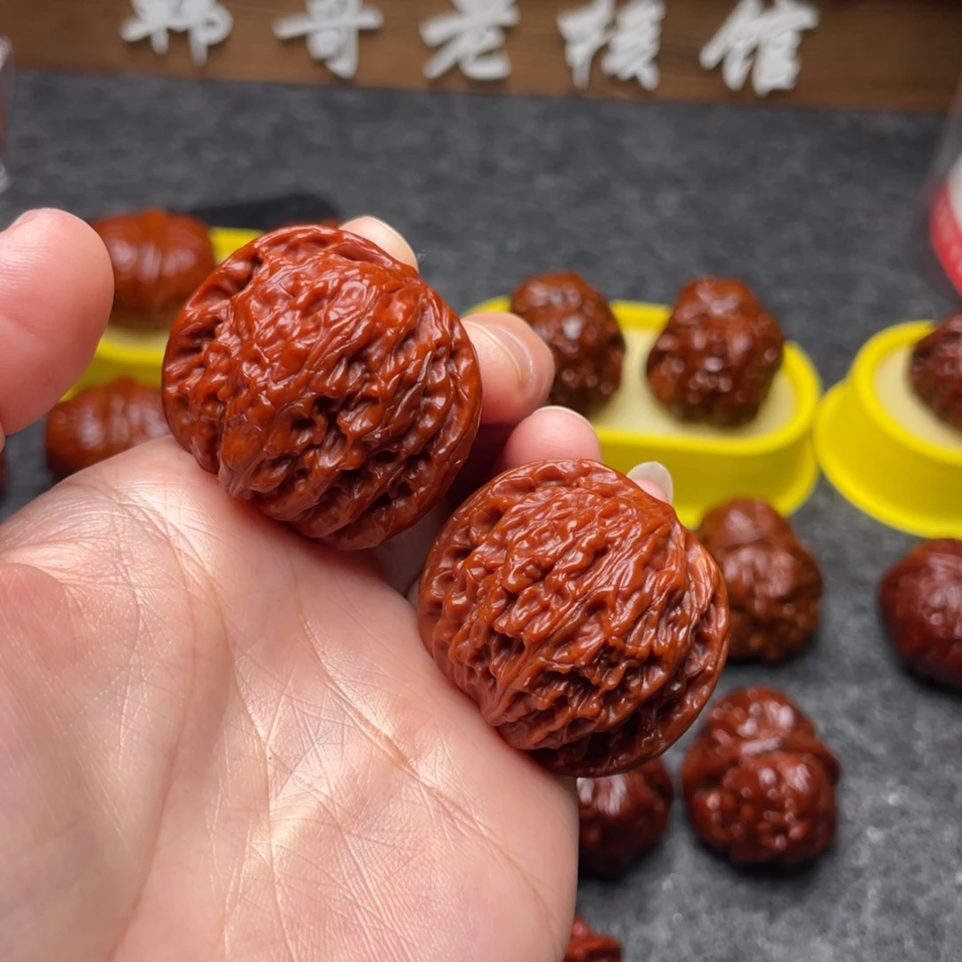 吊坠文玩核桃文玩核桃 手把件 四座楼 37