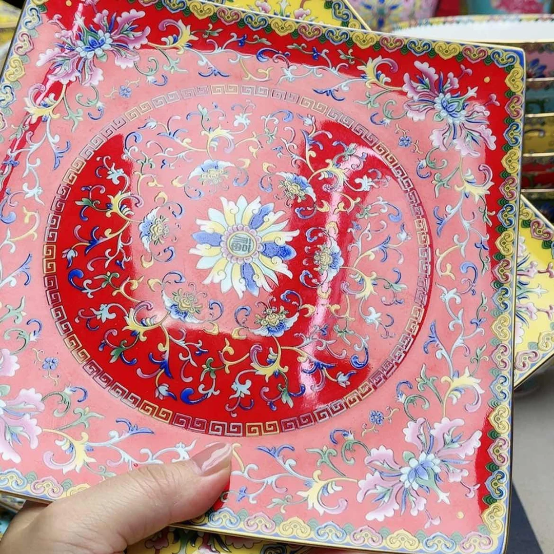 【闪购商品】珐琅8寸2个平………………