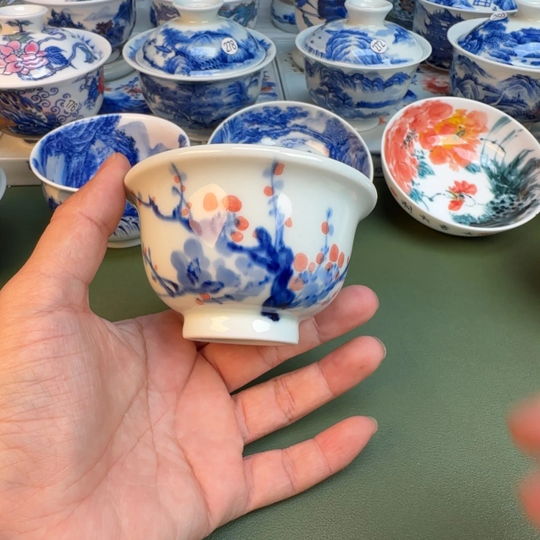 陶纯手工纯手绘茶具290