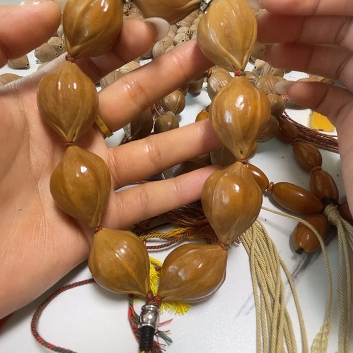 橄榄核手串/手链2.3鹦鹉蒜头手迟