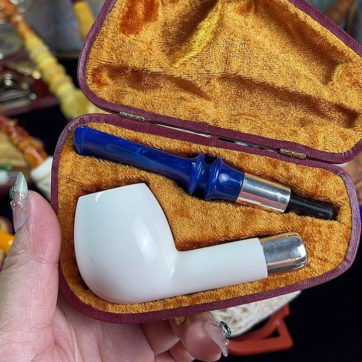 海泡石烟斗中大号军插苹果特价