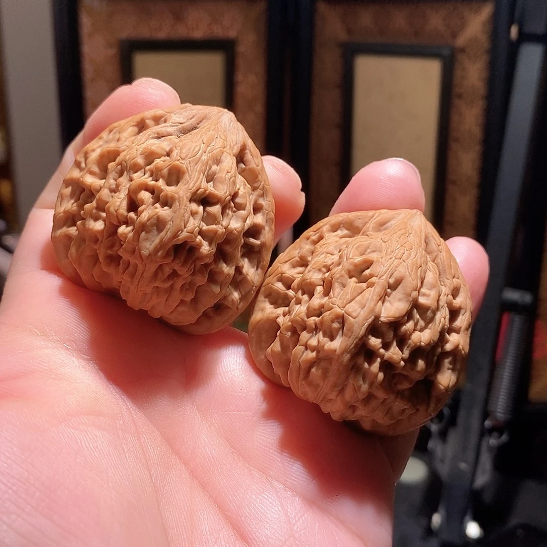 文玩核桃把件幸***定43虎头王全品