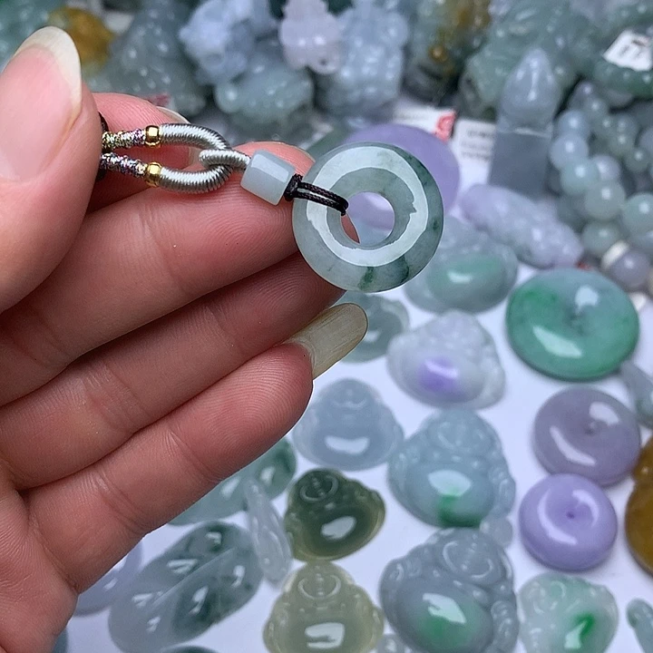 翡翠未镶嵌颈饰天然翡翠