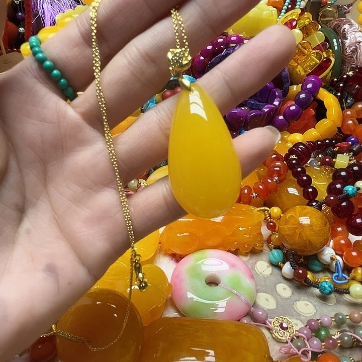 树脂制品552黄色水滴