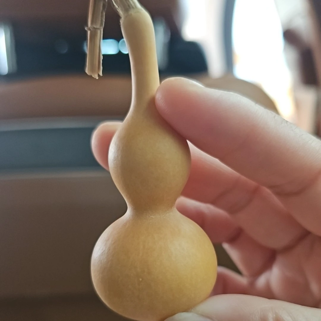 天然带龙头小葫芦手把件可盘玩的传统文玩葫芦
