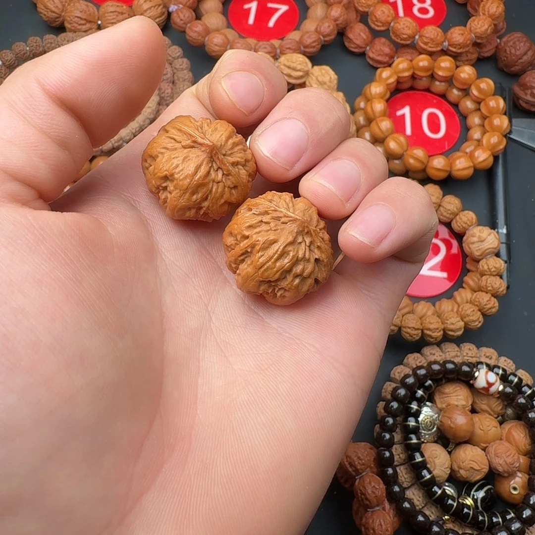 文玩核桃手串粗筋小元宝