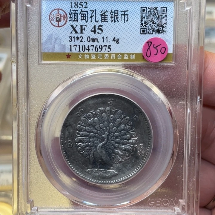 银古钱币一枚图片品相