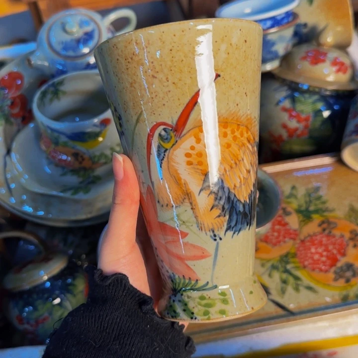 瓷片景德镇陶瓷手工手绘