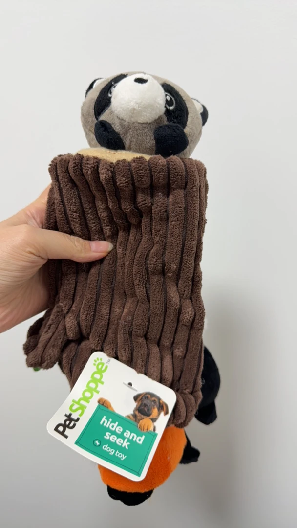 狗狗陶陶乐树洞藏食益智毛绒玩具